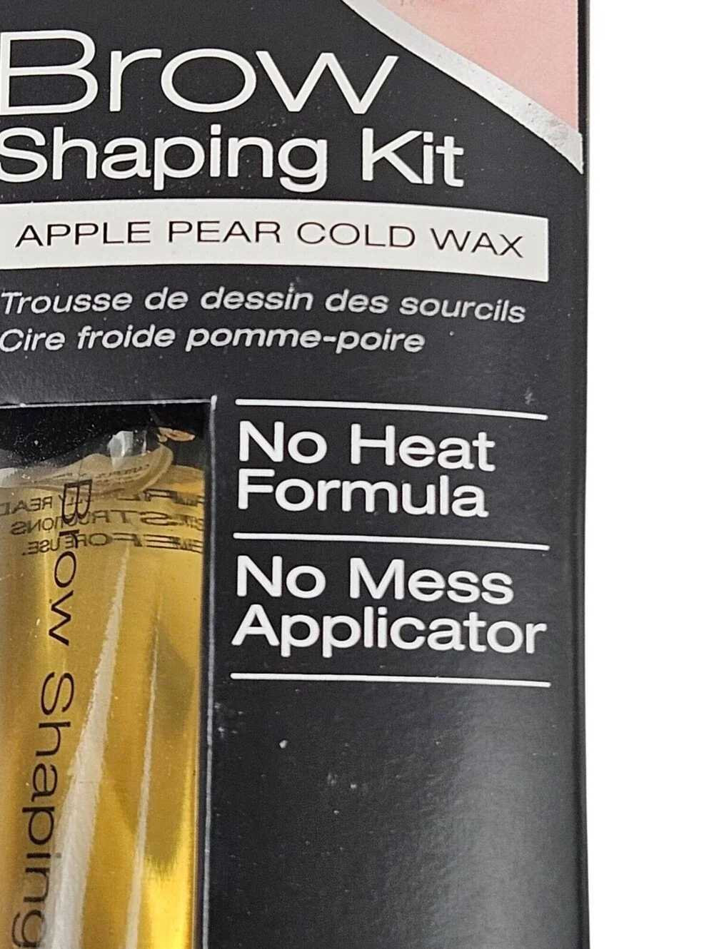 Ardell Brow Shaping Kit Apple Pear Cold Wax No Heat No Mess Applicator NIB
